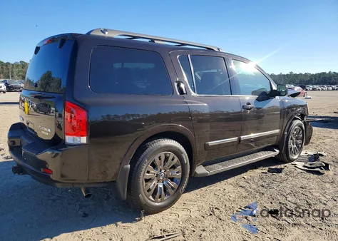 2015 Nissan Armada Platinum z USA, uszkodzony, nr VIN 5N1AA0NF9FN606709